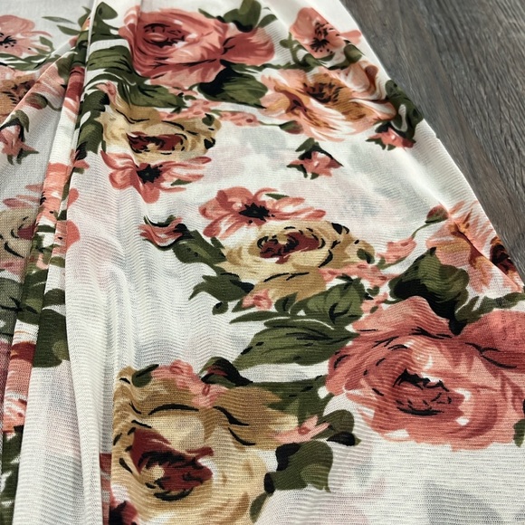 Revamped mesh floral cardigan - Picture 4 of 4